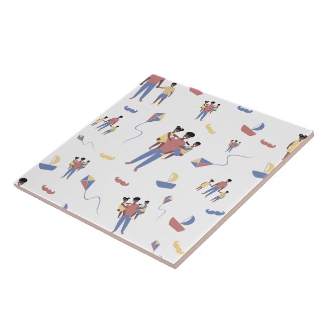 Azulejo Mosaico del Día del Padre (Lado)