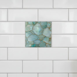 Azulejo Mosaico Dorado Agata Aqua Costero
