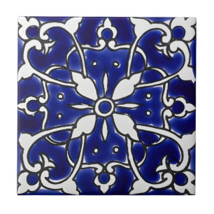 Azulejo mosaico elegante de arte