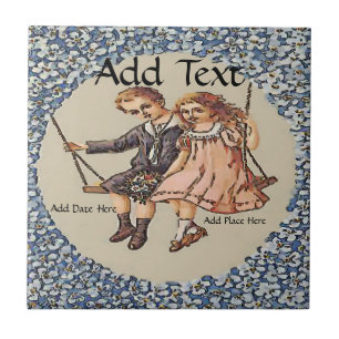 Azulejo Mosaico familiar, aspecto holandés, personalizació