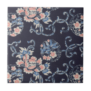 Azulejo Mosaico floral japonés vintage