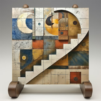 Azulejo Mosaico geométrico de la armonía celeste