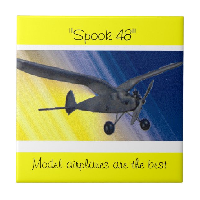 Azulejo Mosaico - Modelo de avión - Spook 48 (Frente)