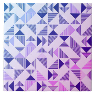 Azulejo Mosaico moderno Triángulo Geométrico Tile Cerámico
