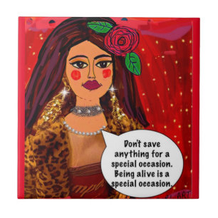 Azulejo MOSAICO. Odio cuando gané 10 libras por un papel 