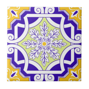 Azulejo Mosaico Rosa Portugués Mediterráneo