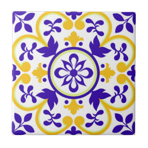 Azulejo Mosaico Rosa Portugués Mediterráneo