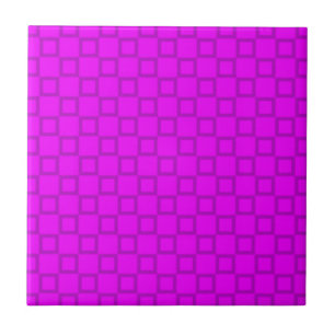 Azulejo Mosaico rosa y violeta clásico