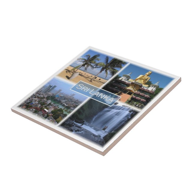 Azulejo mosaico zLK004 SRI LANKA, Asia, (Lado)