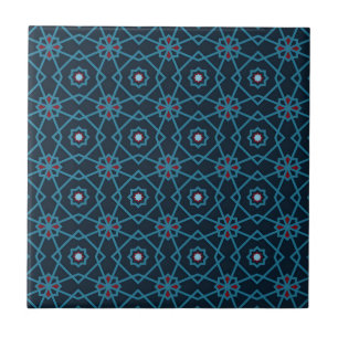 Azulejo mosaicos azules del oriente medio