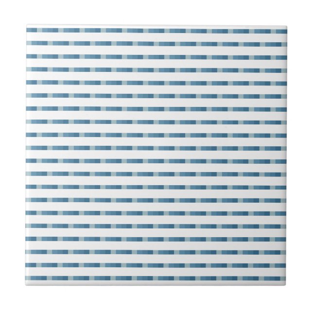 Azulejo Mosaicos azules, pequeños (4,25" x 4,25") (Frente)