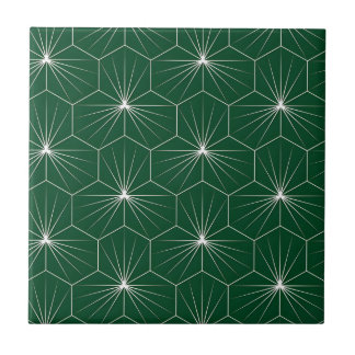 Azulejo mosaicos de césped verde estrella