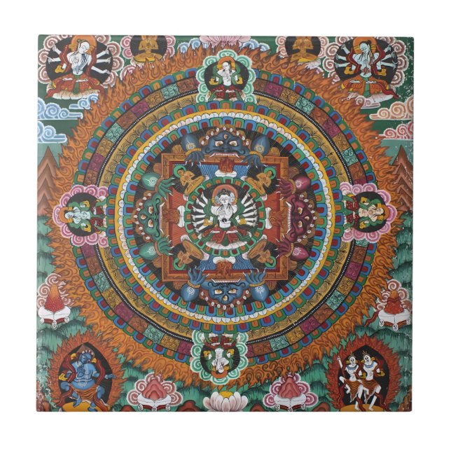 Azulejo mosaicos de época de buddha (Frente)