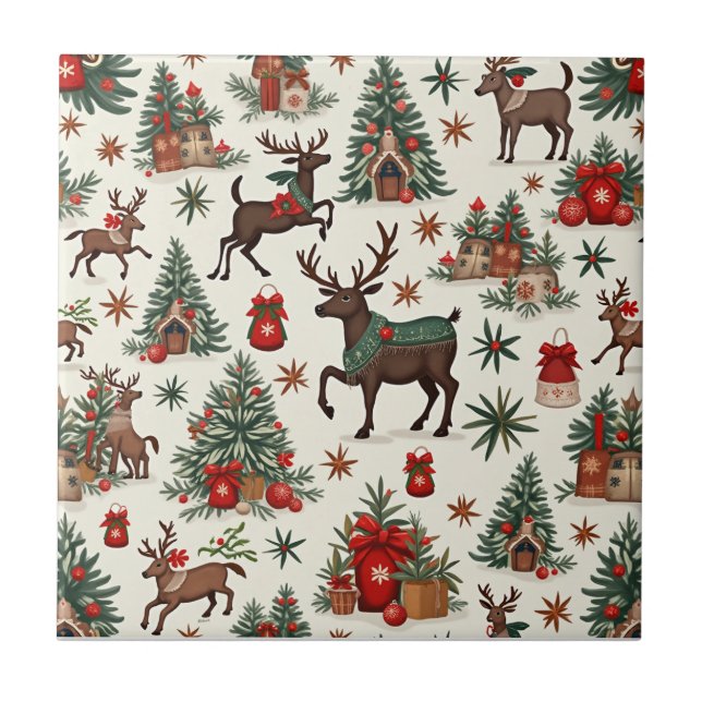 Azulejo mosaicos de navidades (Frente)