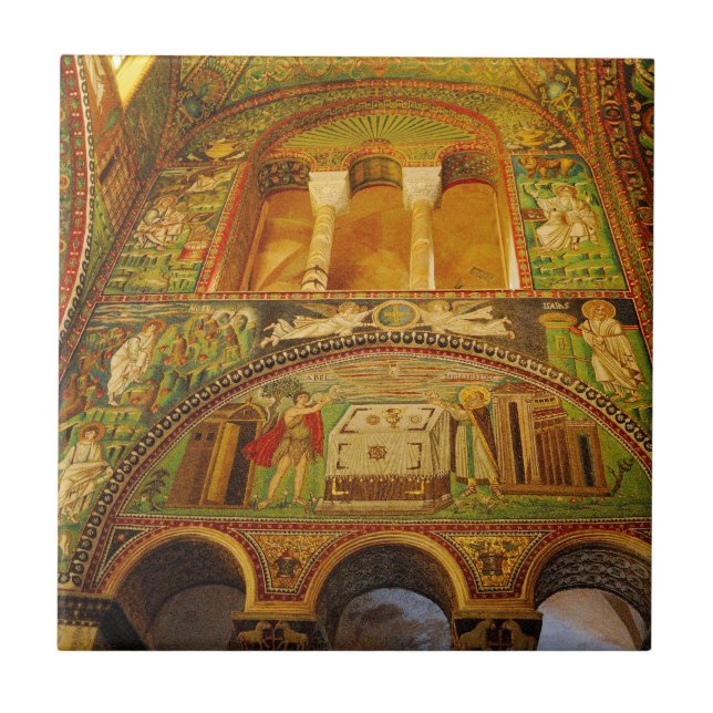 Azulejo Mosaicos de Ravena, Italia (Frente)