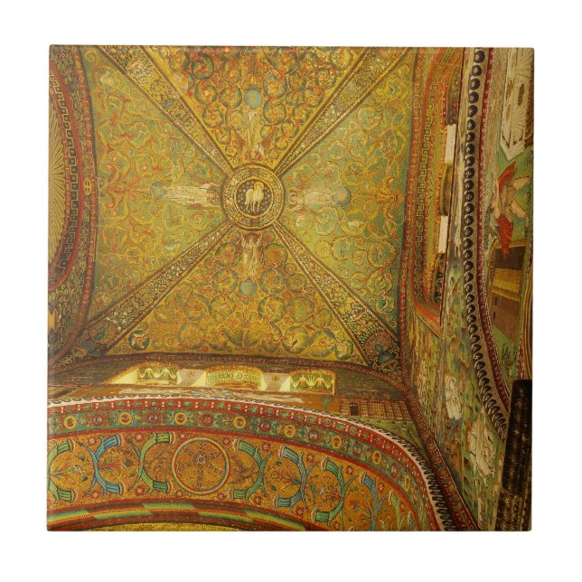 Azulejo Mosaicos de Ravena, Italia (Frente)