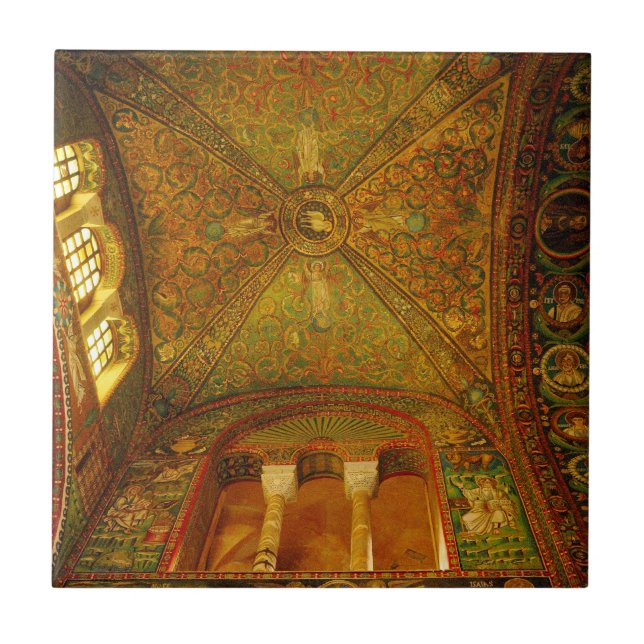 Azulejo Mosaicos de Ravena, Italia (Frente)