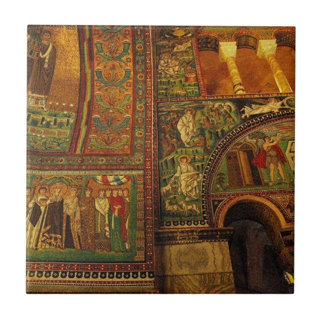 Azulejo Mosaicos de Ravena, Italia (Frente)