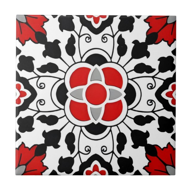 Azulejo mosaicos elegantes del oriente medio (Frente)