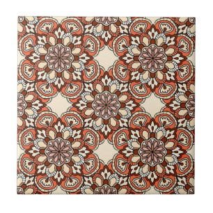 Azulejo mosaicos orientales de estilo medio