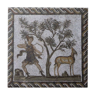 Azulejo Mosaicos romanos Tile cerámico, pequeño (4,25" x