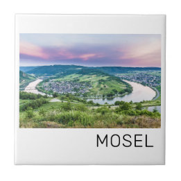 Azulejo Moselle Loop Sunset Kroev Panorama Alemania