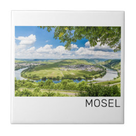 Azulejo Moselle Loop Trittenheim Panorama Alemania Souveni