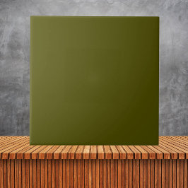 Azulejo Moss de oliva minimalista Color sencillo de la pla