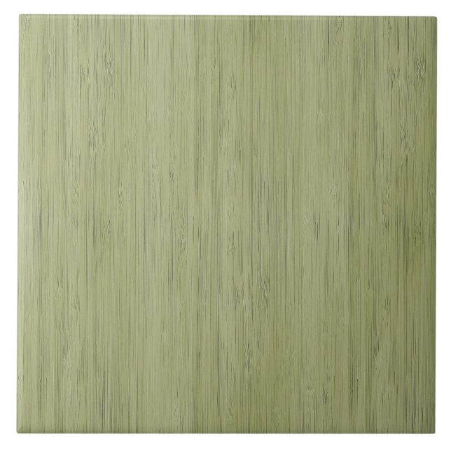 Azulejo Moss Green Bamboo Wood Grain Look (Frente)