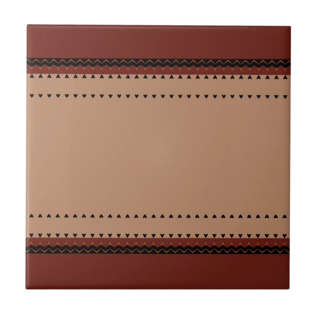 Azulejo Motif africain (Frente)