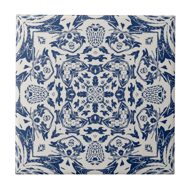 Azulejo motif bleu ancien (Frente)