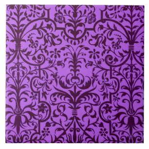 Azulejo Motif victoriano en morado