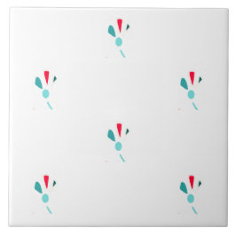 Azulejo Motivo botánico Tile cerámico