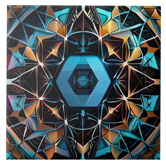 Azulejo Motivos decorativos geométricos (Frente)