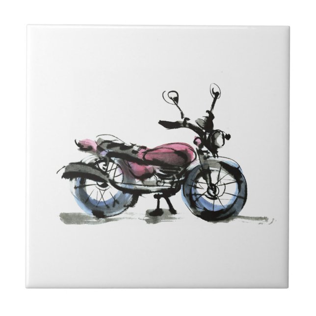 Azulejo Motocicleta (Frente)