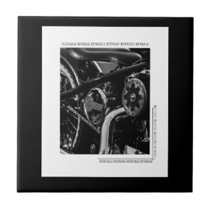 Azulejo Motocicleta Motociclista Rider