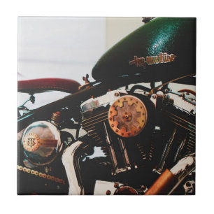 Azulejo Motocicleta Motociclista Rider