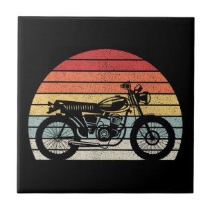 Azulejo Motocicleta Retro Vintage