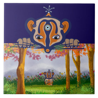 Azulejo Mouse in the field