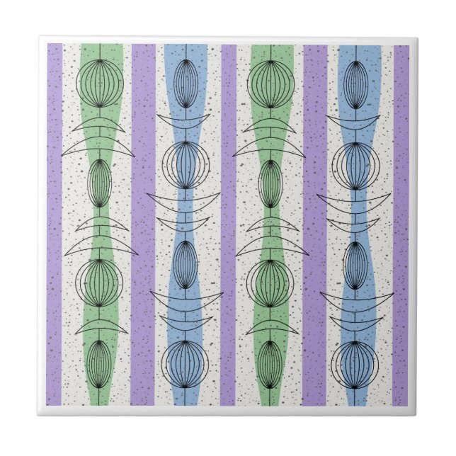 Azulejo Móviles modernos de mediados de siglo 3 (Frente)