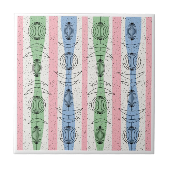 Azulejo Móviles modernos de mediados de siglo 4 (Frente)