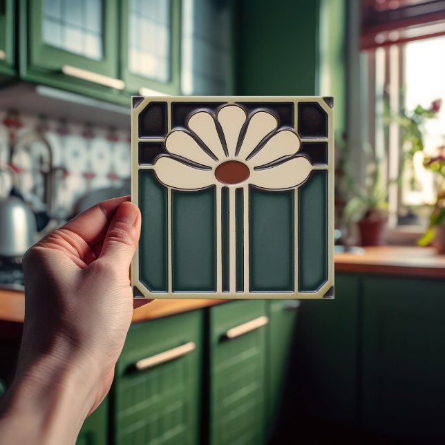 Azulejo Movimiento de artesanías de artes simétricas de fl (Subido por el creador)