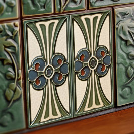 Azulejo Movimiento de artesanías de artes simétricas de fl