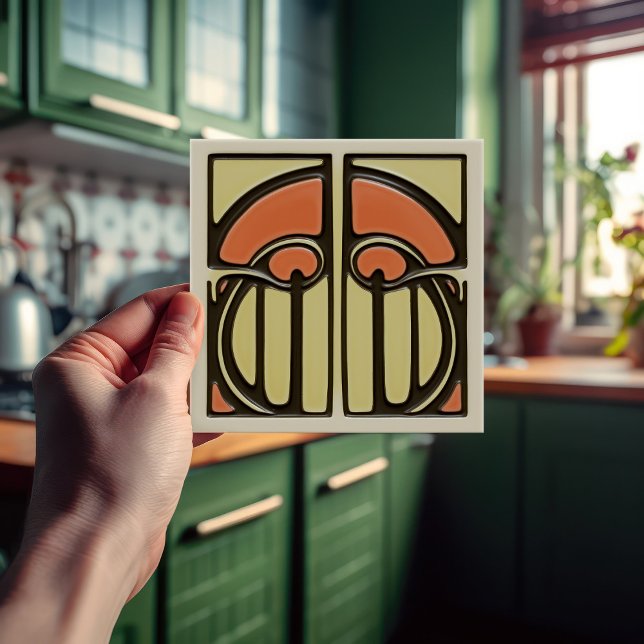 Azulejo Movimiento de Artesanías Florales de Mitad de Sigl (Subido por el creador)