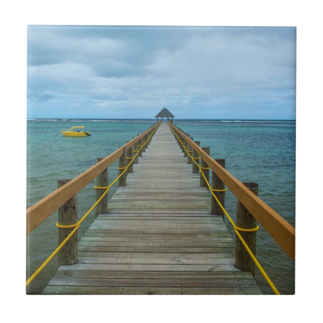 Azulejo Muelle en Coral Coast, Fiji (Frente)