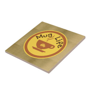 Azulejo Mug Life Ceramic Tile