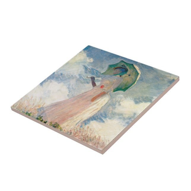 Azulejo Mujer con Parasol Claude Monet (Lado)
