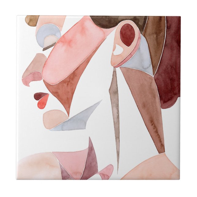 Azulejo Mujer de la Edad Dorada (Frente)