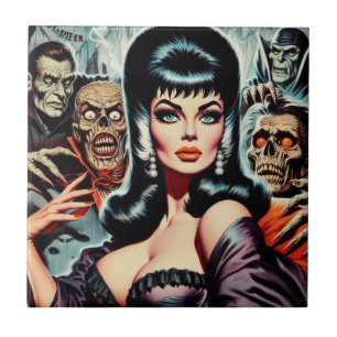 Azulejo Mujer de vampiros de escepticismo