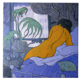 Azulejo Mujer en la habitación azul (de Paul Ranson)